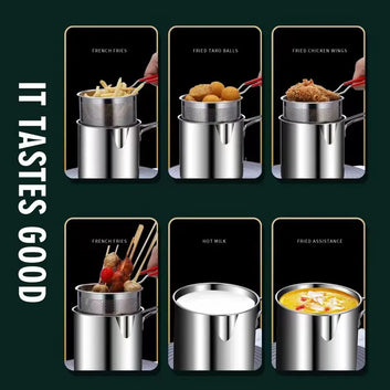 Stainless Steel Deep Frying Pot