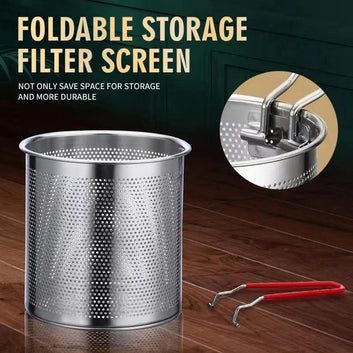 Stainless Steel Deep Frying Pot - (IMPORTED)