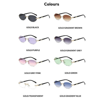 Popular Women Men Shades Oval